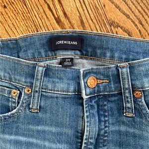 J. Crew 10” High-Rise Toothpick jeans sz 27 TALL